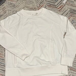 Women's Classic White Crewneck Top